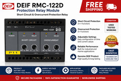 DEIF RMC‑122D CURRENT SHORT CIRCUIT RELAY (free shipPING)