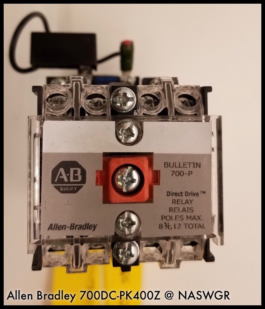 Allen-Bradley 700DC-PK400Z2 Relay ~ 230/250VDC Coil ~ 8 pole w/Diode