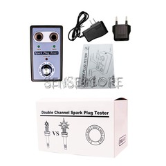 Car Spark Plug Tester Dual Hole Diagnostic Ignition Analyzer Tester AC100-240V-