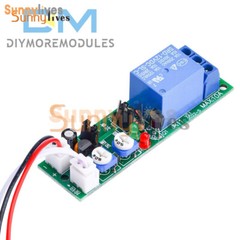 5V 12V 24V DC Infinite Cycle Delay Timer Relay Turn On-off Switch Loop Module US