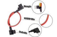 TIPM Bypass Cable, Fuse Holder Adapter,Repair Fuel Pump Relay Red