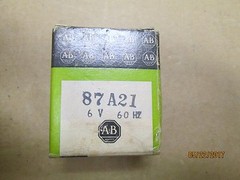 NEW OTHER, ALLEN BRADLEY 87A21 COIL, 6 VAC.