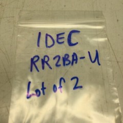 IDEC RR2BA-U RELAY DC24V, 7.5A – 10A, 120 – 240VAC, 30VDC (LOT of 2)