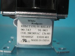White Rodgers 90-342 L36-903 91-903 RBM Type 91 Relay 50/60Hz D0212-New