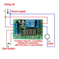 DC 12V/24V Digital LED Trigger Countdown Timer Delay Turn Off Time Relay Switch