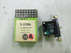 Allen Bradley Left Hand Overload Relay X-37886 BUL. 709 Size 2 (NIB)