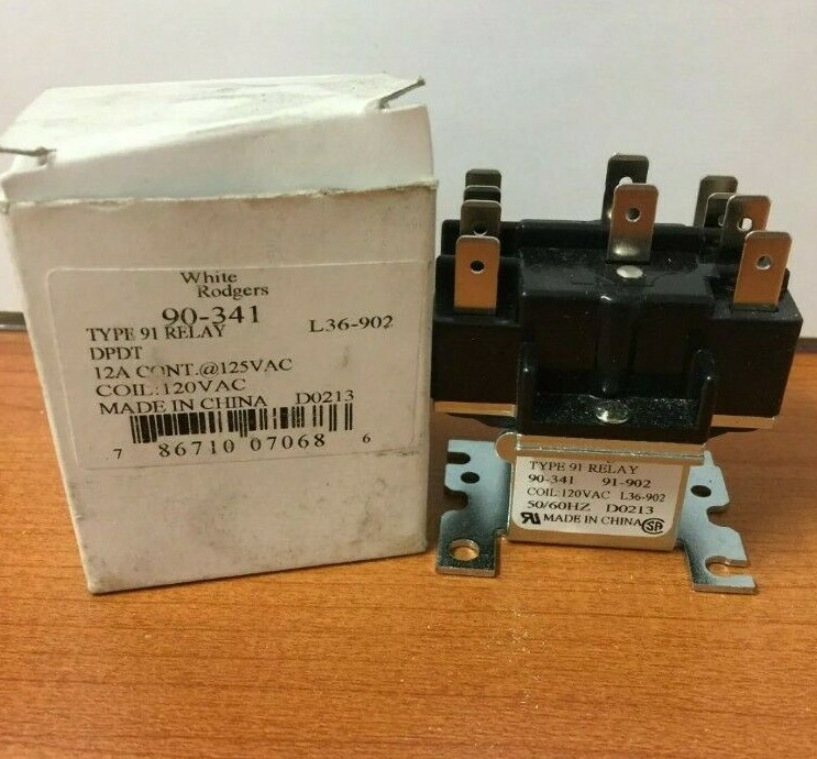 White Rogers Relay 120 Vac 90-341 (201098)