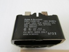 Tyco Potter Brumfield PRD-11AG0-120 Relay 120V, 50/60Hz 1.5HP / 2HP