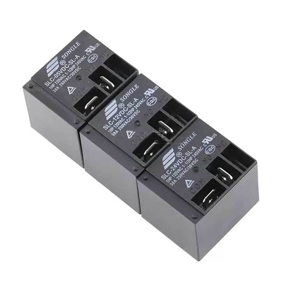 SongLe Relay SLC-05VDC-SL-A SLC-12VDC-SL-A SLC-24VDC-SL-A 30A 4-Pin Relay