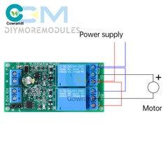 DC 5V 12V 24V 2-Way Self-Locking Interlock Relay Module Flip-Flop Latch Relay