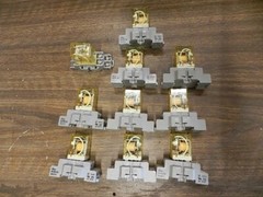 LOT OF 10 IDEC RH2B-U 110 120 VAC RELAY WITH SH2B-05 BASE