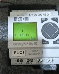 Eaton Easy Intelligent Relay 512-DA-RC 12 VDC With I/O Display Clock – Rare…