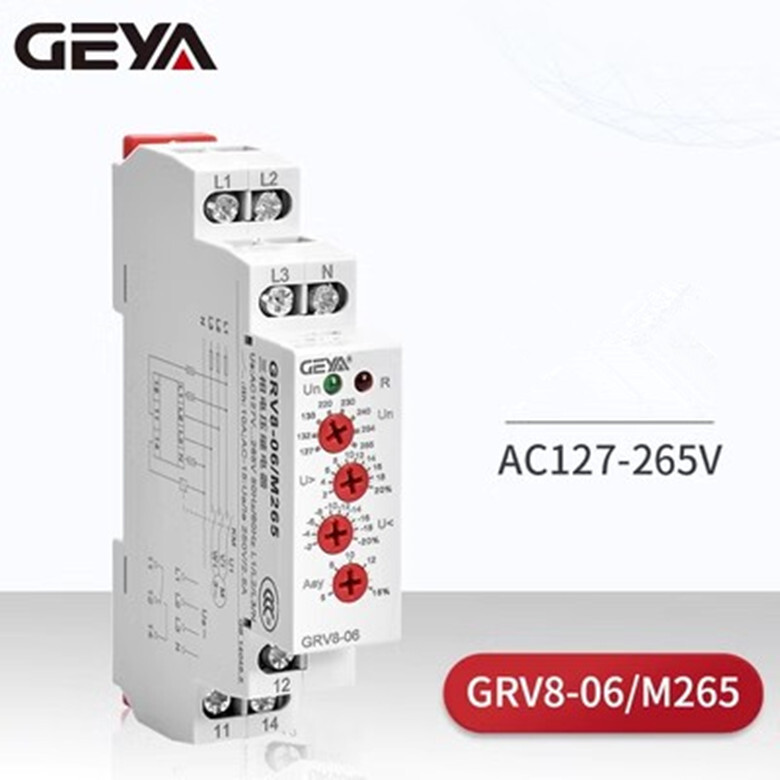 1pcs GEYA GRV8-06/M265 AC127-265V power-off delay time relay delay device