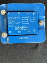 LEACH CORP RELAY 9071-4659 MS24192-D1 RELAY 3P1T 28VDC COIL 5945-00-549-6348USED