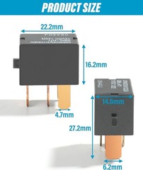 2 Pack AC Relay Starter Relay 12V 30A 4 Pins G8HL-H71 for Car AC Fan