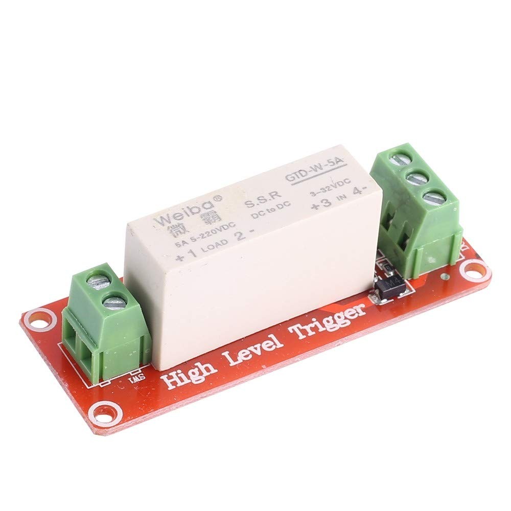 Solid State Relay Module, DC 3V32V Solid State Relay Module 1Bit High Level Trigge…