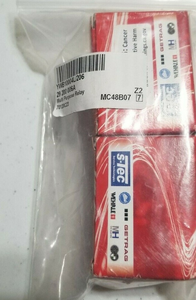 2pcs Multi Purpose Relay’s – 29200006A s-Tec, Wehrle – NEW in boxes- Free Ship