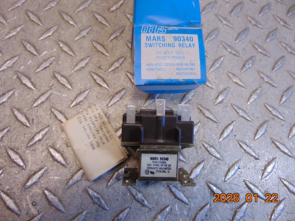 MARS 90340 SWITCHING RELAY 24V COIL