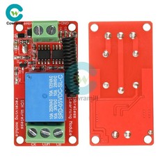 DC 5V 12V 24V Wireless Remote Control Receiver Switch Relay Module 1CH 433MHz