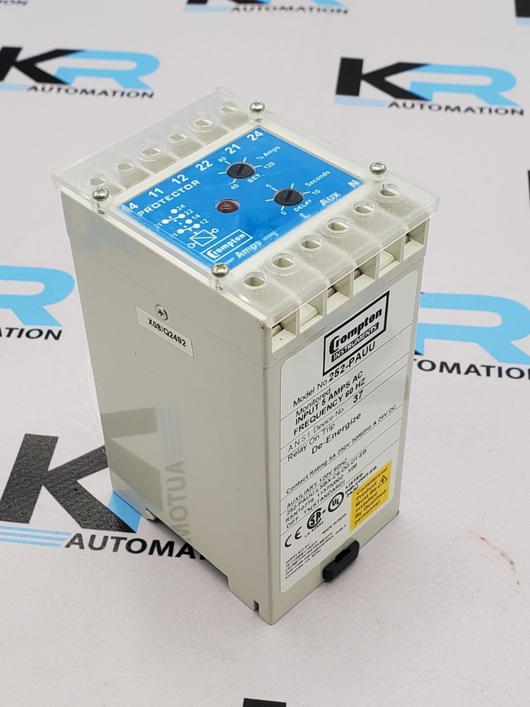 Crompton Instruments 252-PAUU 1PH, DIN-Rail Mounted Protector Trip Relay