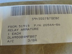 Amperite Mil-Spec Relay Part # 20544-86