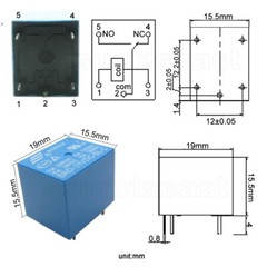 100PCS Wholesale Coil DC9V PCB Type Power Relay 10A SPDT NC+NO SRD-09VDC-SL-C