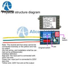 220V Power on Delay Relay Module Time delay Off switch Controller with LED
