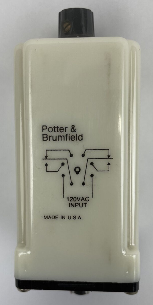 POTTER & BRUMFIELD CRB-48-70180 ADJUSTABLE TIME DELAY RELAY 0.6-60 SECONDS NOS