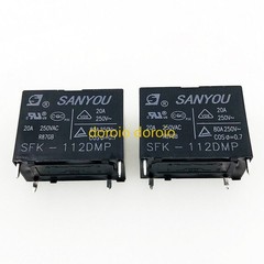 2Pcs SANYOU SFK-112DMP Power Relay 4 Pins 20A 250V