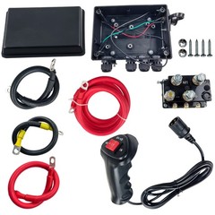12V 500A Winch Solenoid Contactor Relay with Box and Winch Hand Control Kit