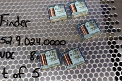 Finder 40.52.9.024.0000 24VDC 8A Relays Used With Warranty (Lot of 5)