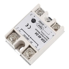1-10Pcs SSR-25DA SSR-60DA 250V Solid State Relay Alloy Heat Sink 25/40/60/100A