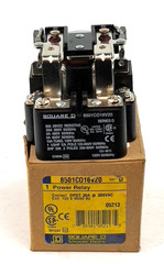 Square D 8501C016V20 Power Relay Series D 300VAC DPDT 30A Coil 120V — NEW