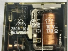 (10) Mini SPDT 10V RELAY 10Amp contacts at 250vac No name brand