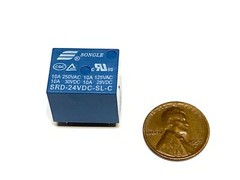 4 Pieces 10A 5 pins SONGLE SRD PCB power Relay SRD-24VDC-SL-C C41