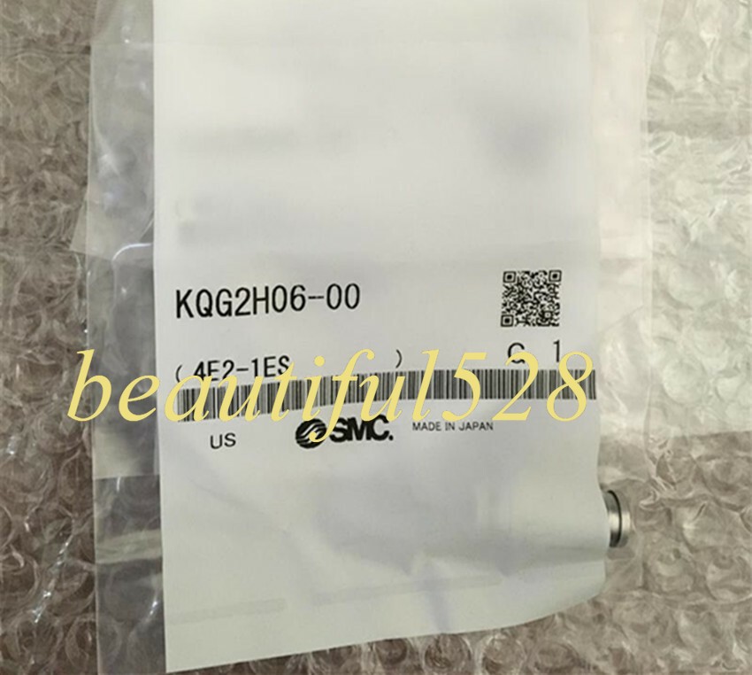 1pc New SMC Stainless Steel 316 Push-in Fitting KQG2H06-00