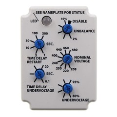 EATON D65VMLP480-B2 PHASE MONITOR RELAY MODULE, 208-480VAC
