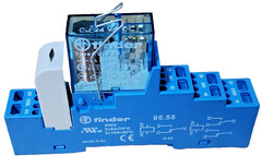 FINDER 99.55, Rele 24VDC LED Indicator 99.02.9.024.99, Type 40.52S, 300V