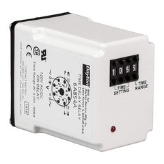 DAYTON 5DPZ6 SinFunTimeDelayRelay, 240VAC, 8Pins 5DPZ6