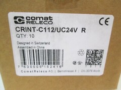 Releco CRINT-C112/UC24V R9938 Relay Interface Module 1 x C/O 3µ Au Screw 24VACDC