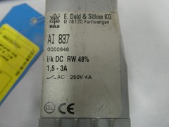 Dold AI 837 Undercurrent Relay 4a 250v-ac 1.5-3v-dc