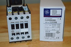 GE CL03DB00MD 25A 15HP@480V 24VDC COIL NOS NIB