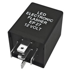Compact 5-Pin Electronic LED Relay – Easy Installation for Various Vehicles