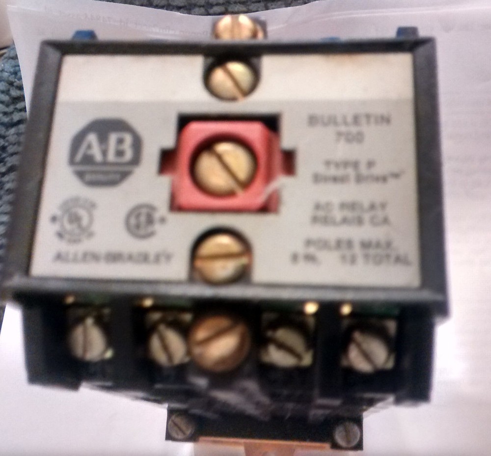 Allen Bradley 700-P1200A1 Ser B control AC relay, bulletin 700- fast shipping