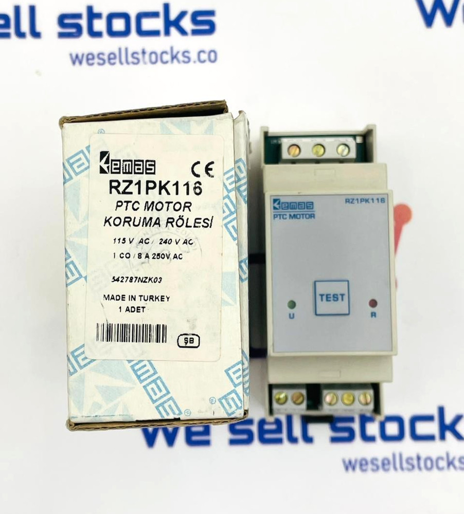 KEMAS RZ1PK116 Thermistor Motor Protection Relay 8A 115V / 240V
