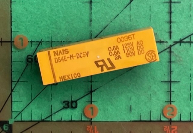 PANASONIC / AROMAT / NAIS RELAY DS4E-M-DC5V OBSOLETE 5vdc DS 2A 4PDT New 2pcs