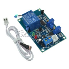 Light Detect sensor 12V photoresistor relay module with timmer light control