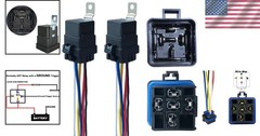 Durable 2 Pack 12V DC Waterproof Relay Kit – Perfect for Vehicle Wiring Needs
