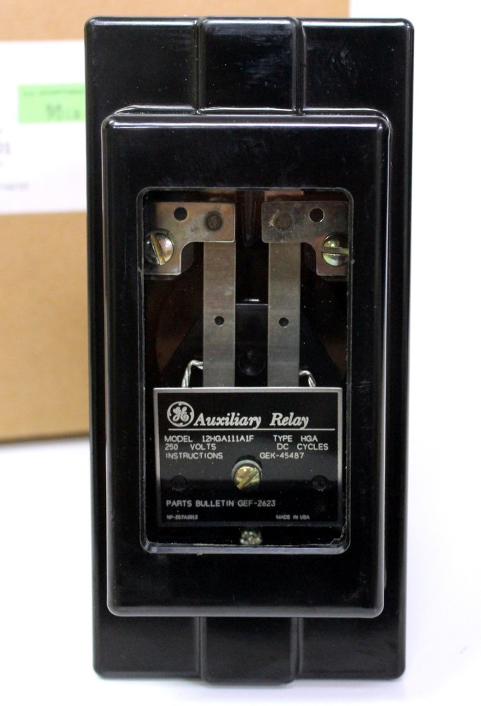 NEW GE GENERAL ELECTRIC AUXILIARY HGA RELAY 12HGA111A1F 250V DC