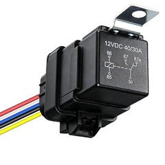 12V Heavy-Duty 5 Pin Relay with Waterproof Housing for Automotive Reliability
